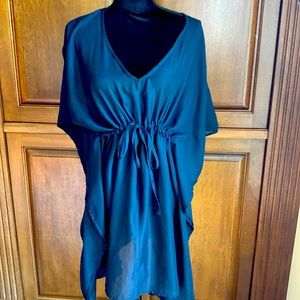 Black beach cover-up